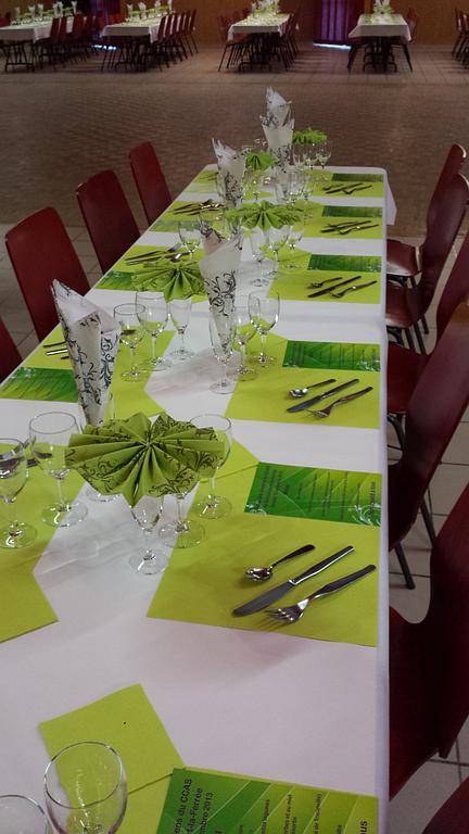 table décorée